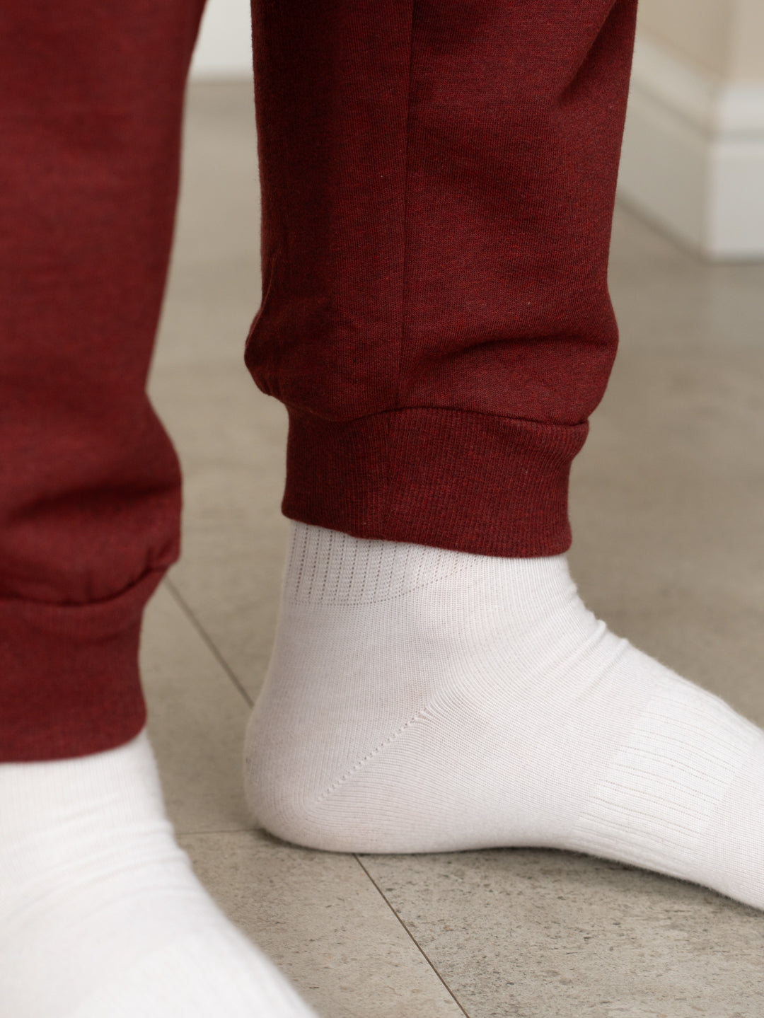 Aurora Red Tapered Fit Joggers