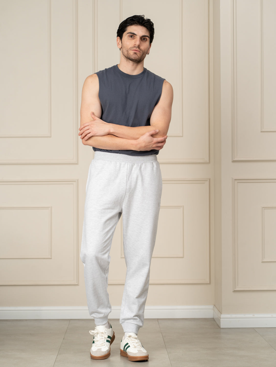 Axel Grey Tapered Fit Joggers
