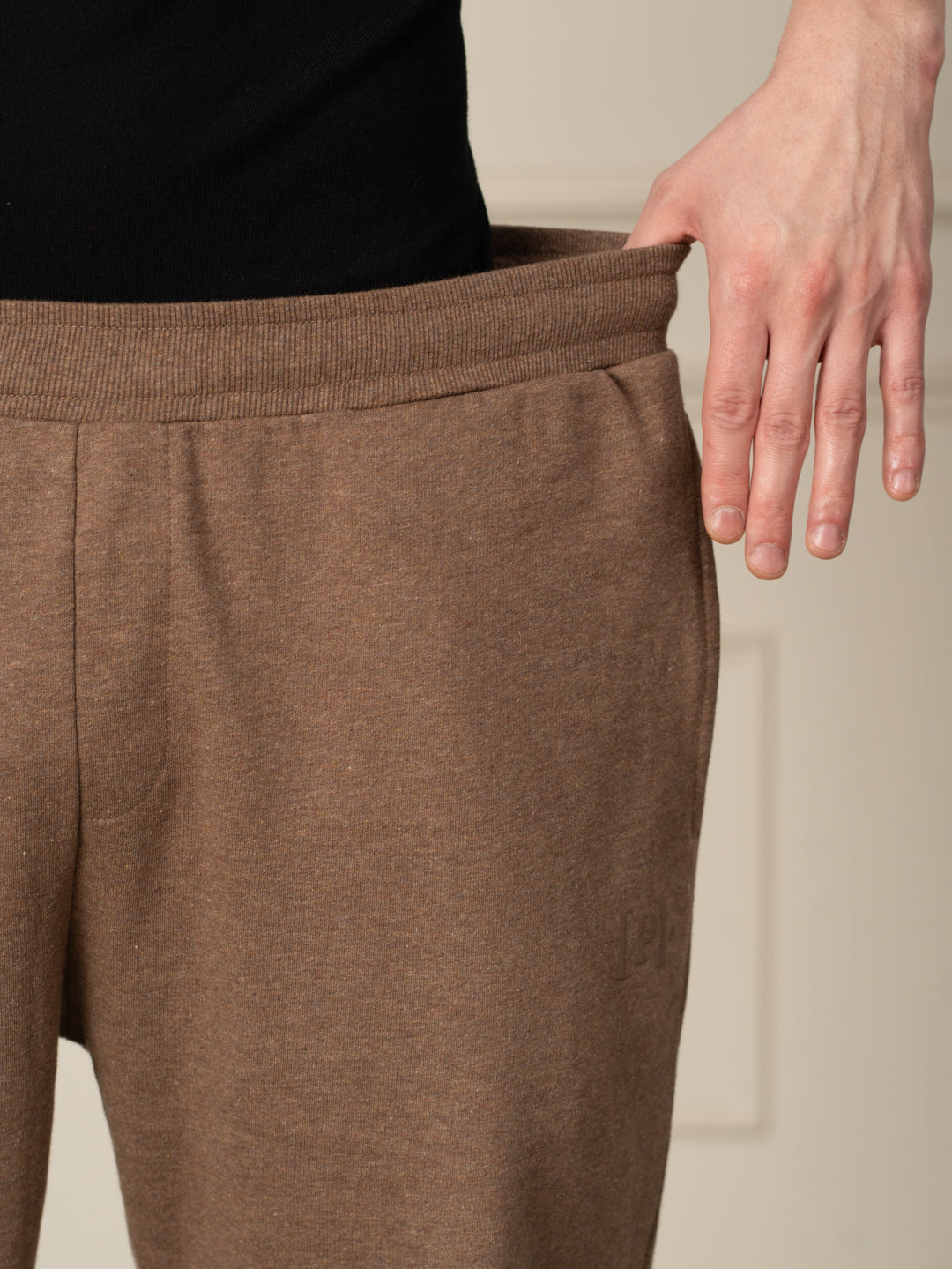 Freya Beige Tapered Fit Joggers