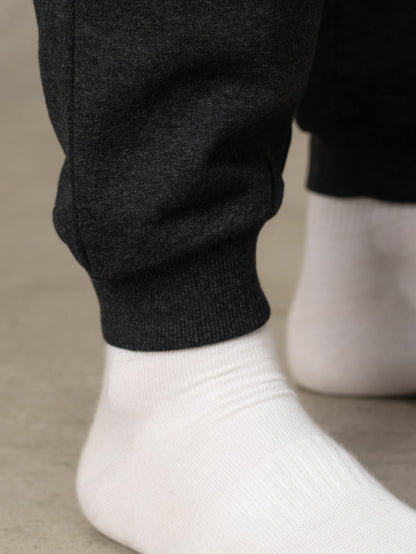 Soren Black Tapered Fit Joggers