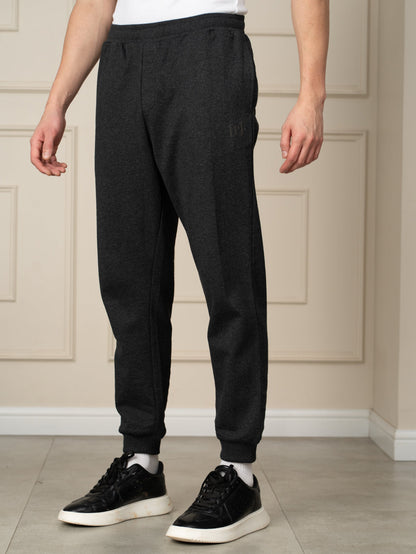Soren Black Tapered Fit Joggers