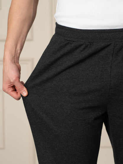 Soren Black Tapered Fit Joggers