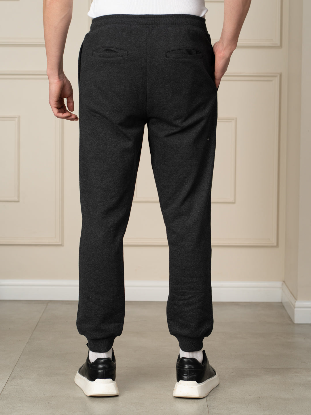 Soren Black Tapered Fit Joggers
