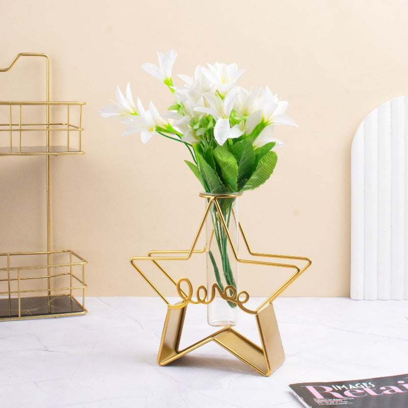 Star Test Tube Planter