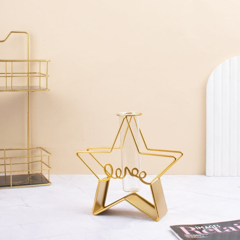 Star Test Tube Planter
