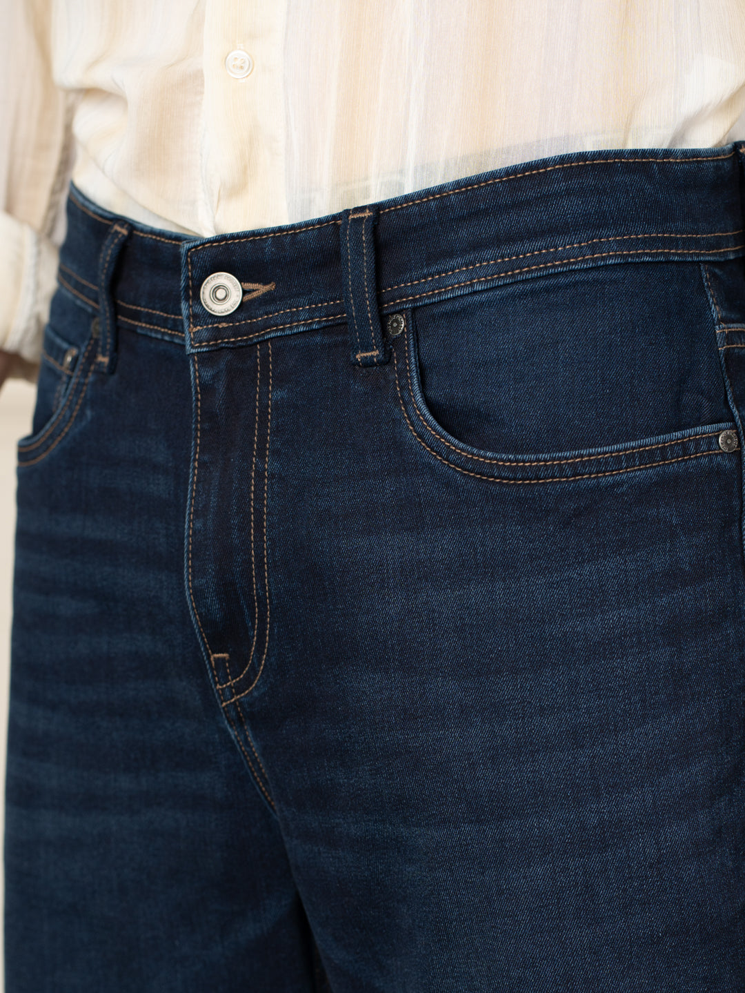 The Pant Project Venice Indigo Whiskered Relaxed Fit Jeans