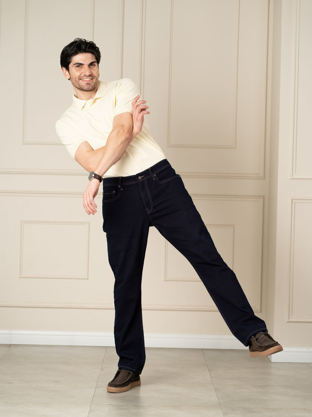 The Pant Project Savoy Blue Relaxed Fit Jeans