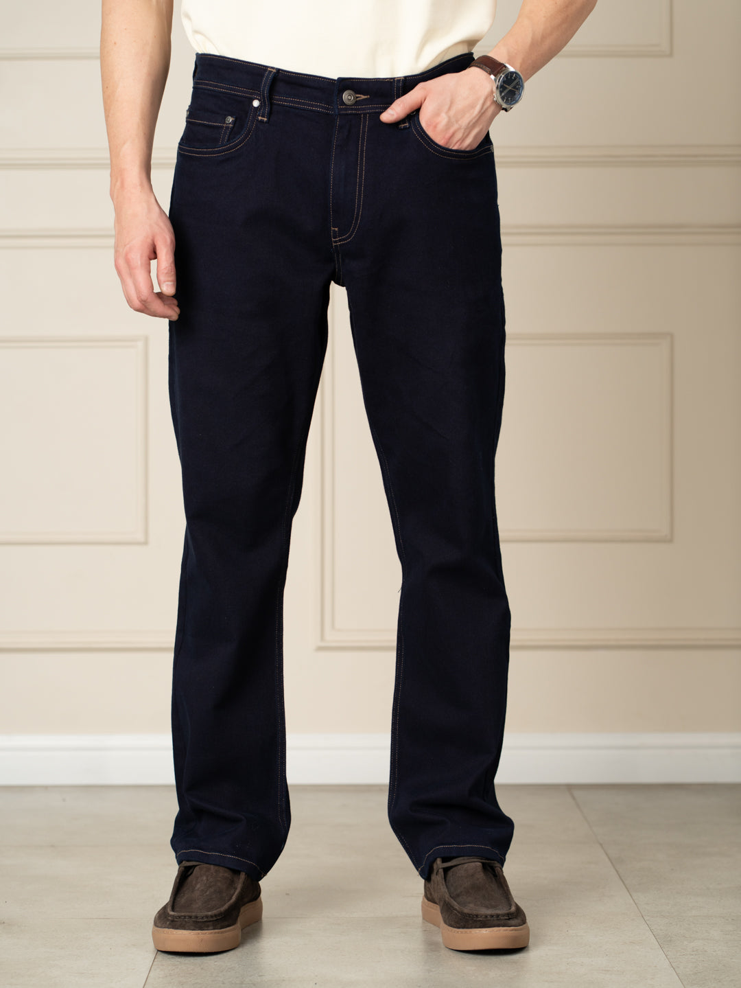 The Pant Project Savoy Blue Relaxed Fit Jeans