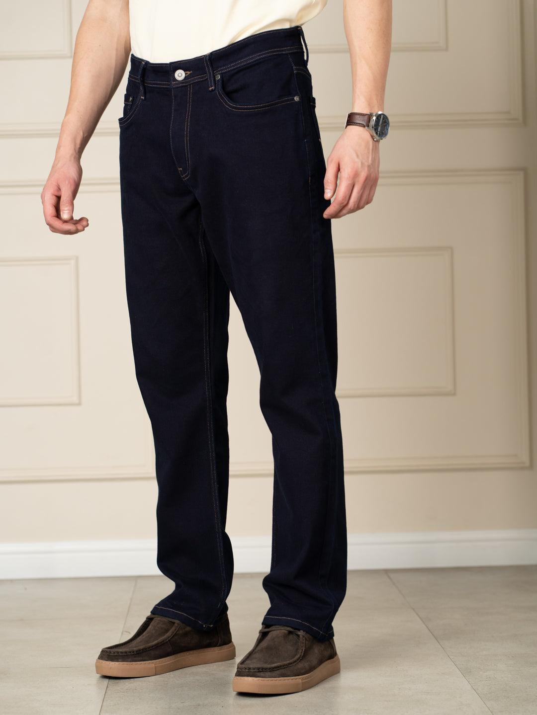 The Pant Project Savoy Blue Relaxed Fit Jeans