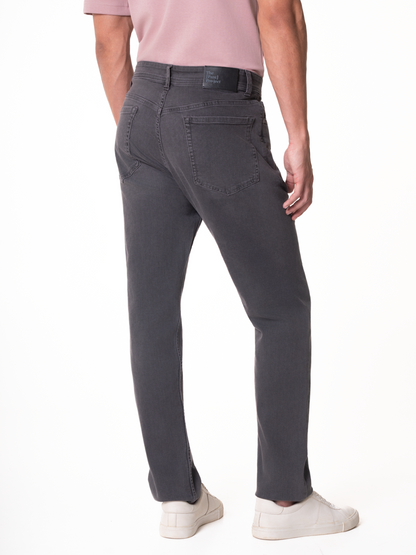 Chrome Grey Relaxed Fit Jeans