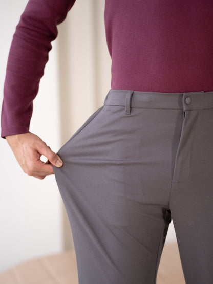 Runway Grey Stretchable Travel Pants