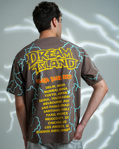 WORLD TOUR T-SHIRT - BROWN