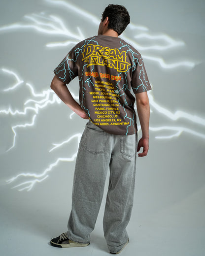 WORLD TOUR T-SHIRT - BROWN