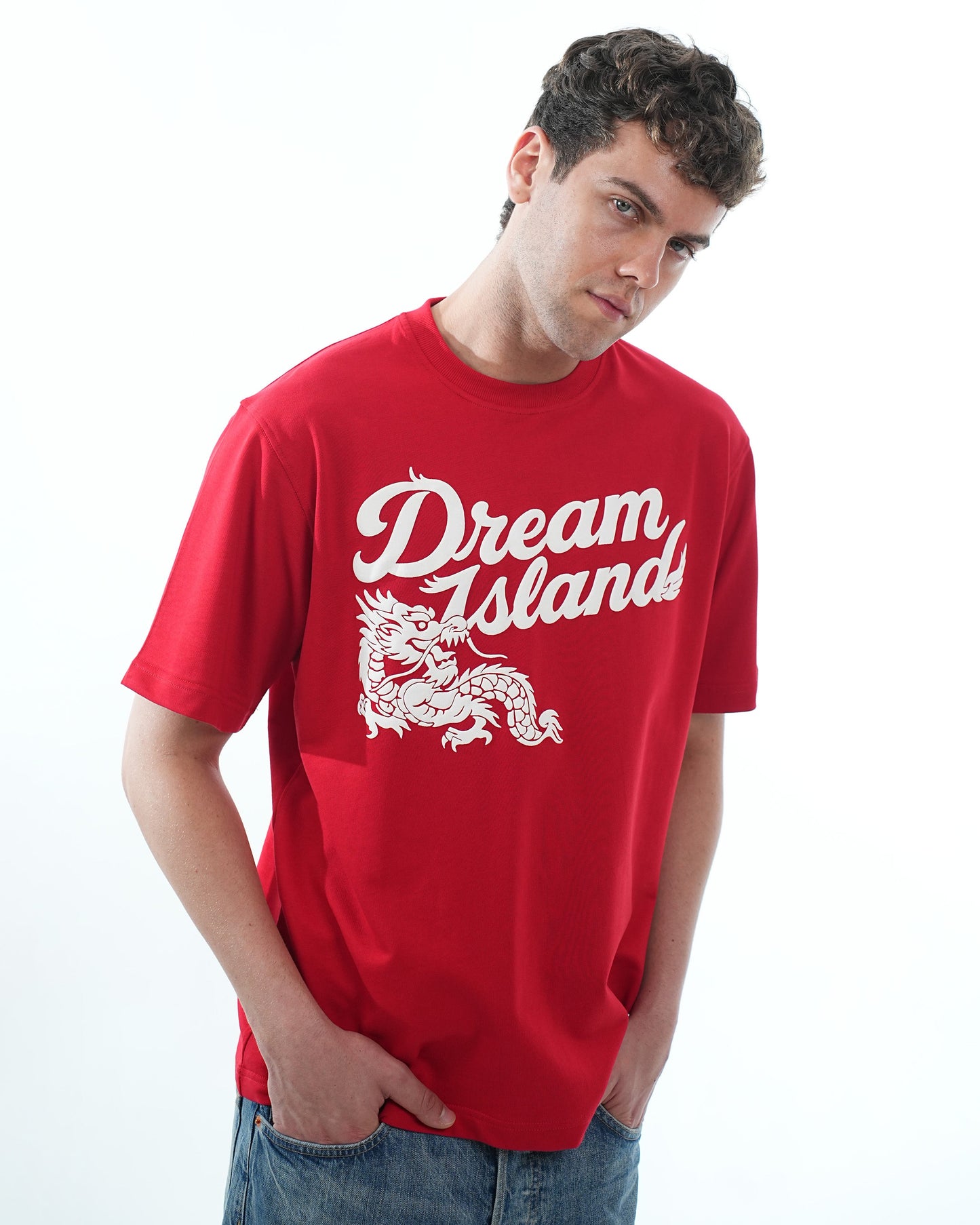 BASICS T-SHIRT - RED