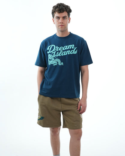 BASICS T-SHIRT - BLUE