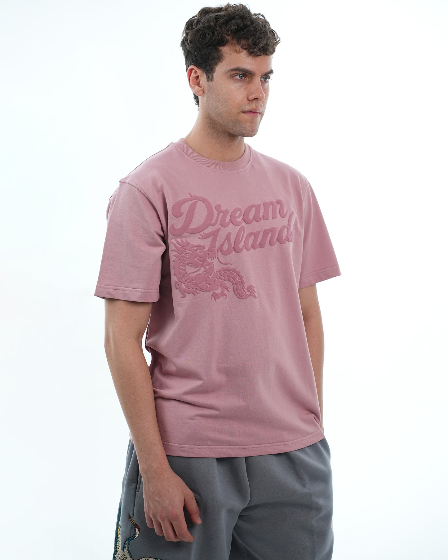 BASICS T-SHIRT - DUSKY PINK