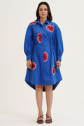 Brielle Dress with Floral Embroidery