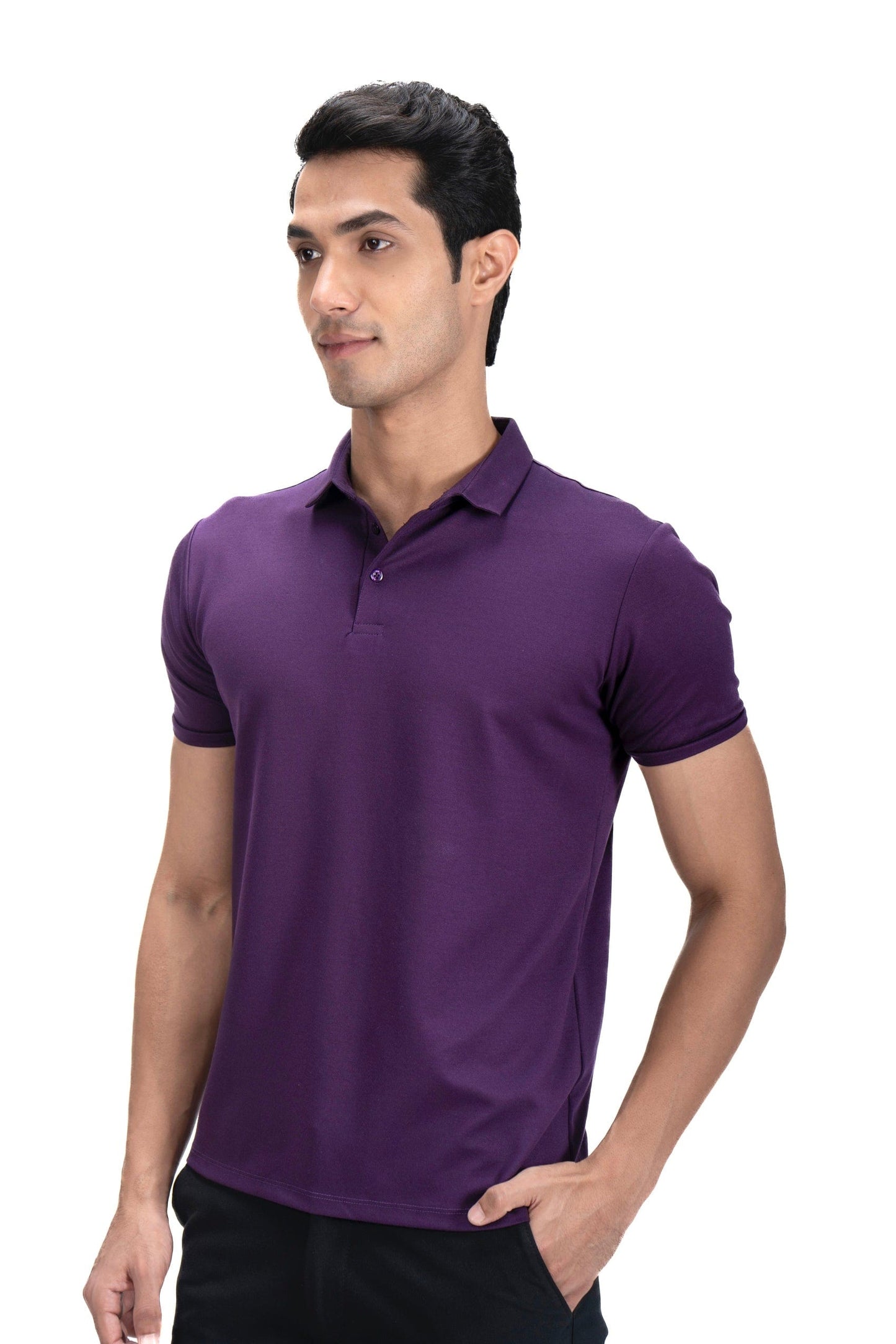 Cardinal Polo Twill- Mulberry Wine