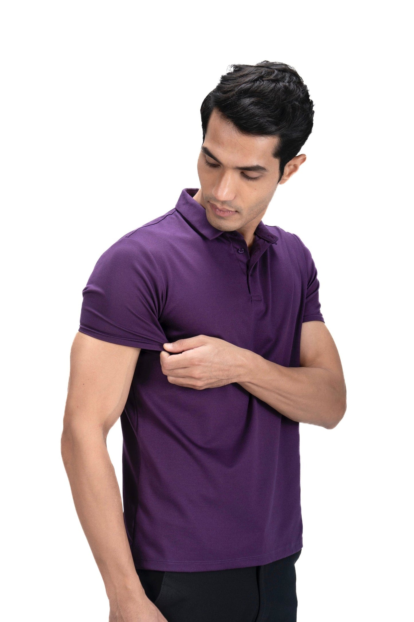 Cardinal Polo Twill- Mulberry Wine
