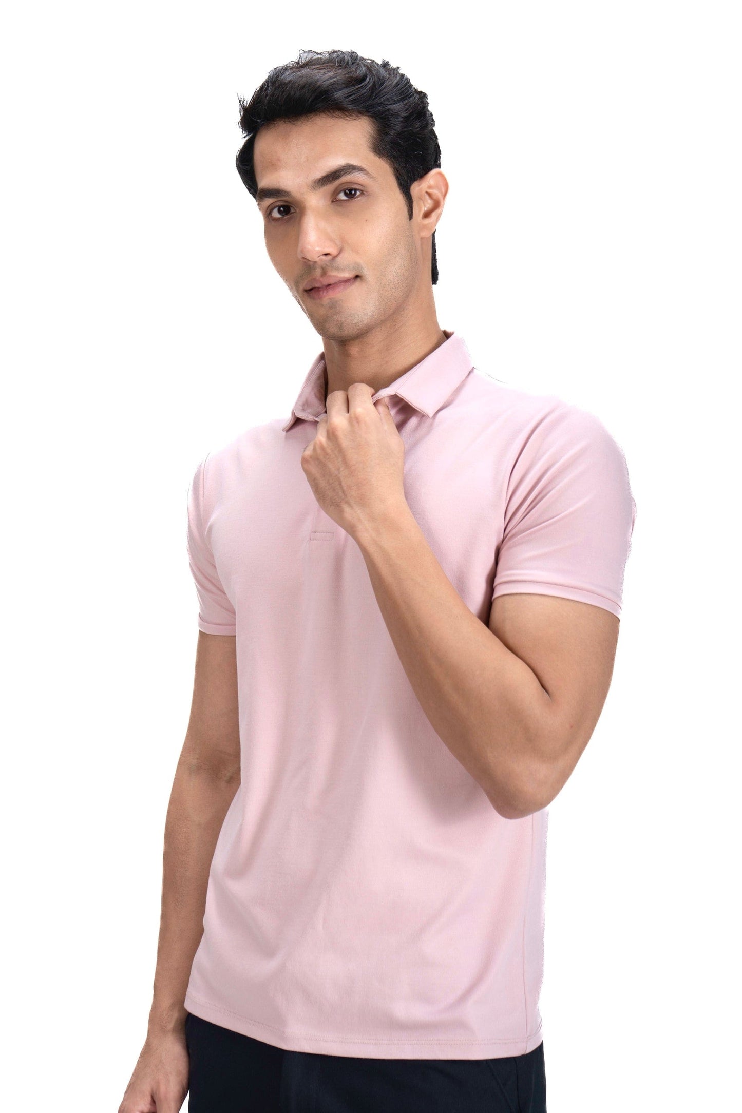 Cardinal Polo Twill- Millennial Pink