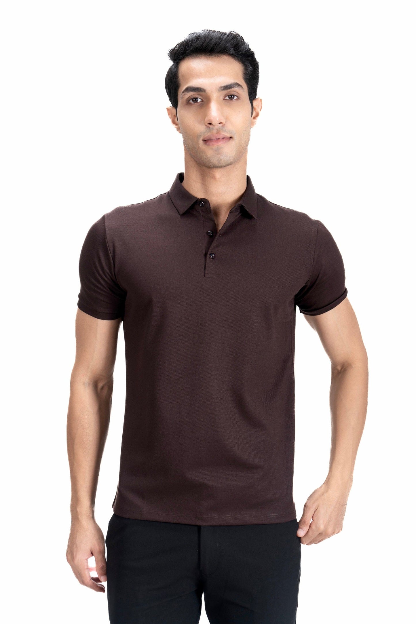 Cardinal Polo Twill - Black Coffee