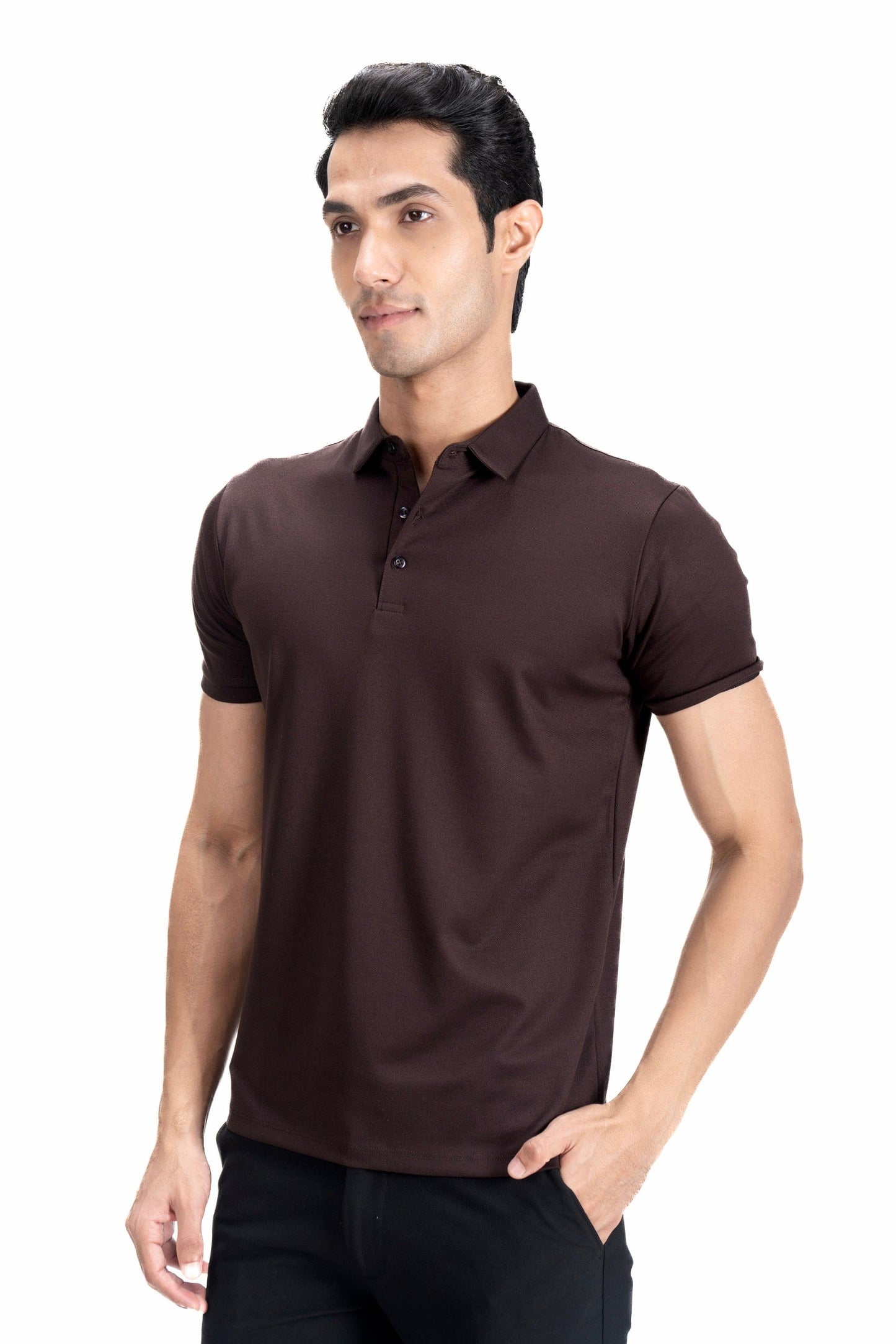 Cardinal Polo Twill - Black Coffee