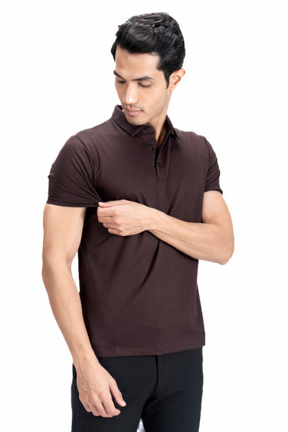 Cardinal Polo Twill - Black Coffee