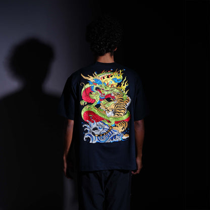 SPIRIT OF THE DRAGON T-SHIRT - JET BLACK