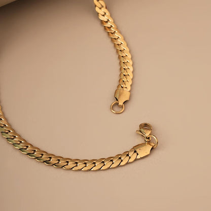 Thick Spiral Gold Chain for Men