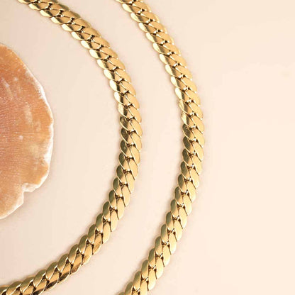 Thick Spiral Gold Chain for Men