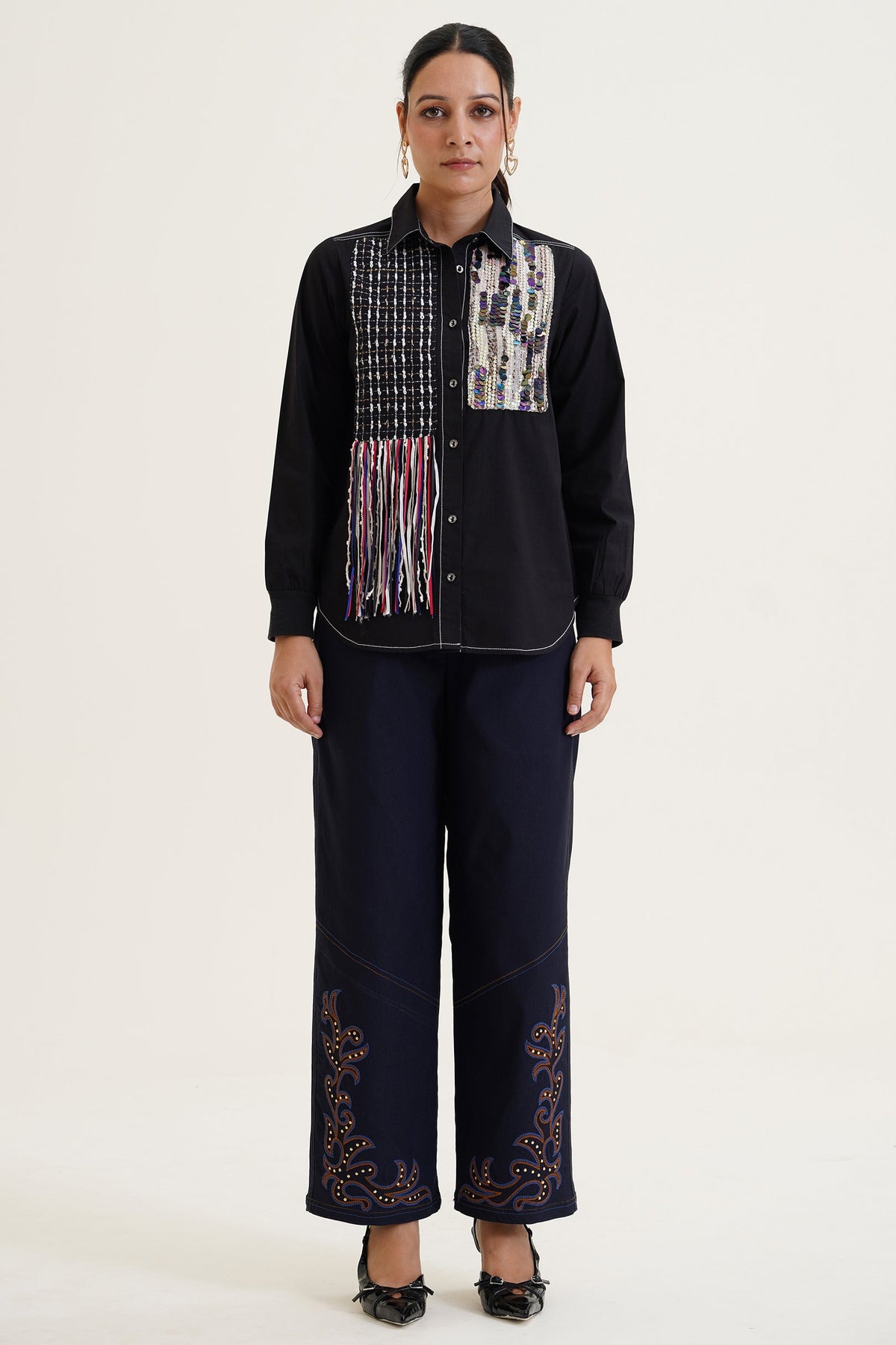 DIVA JACQUARD SHIRT | STITCH STORIES at Broadway