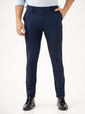 Daily Navy Slim Fit Stretch Formal Pants