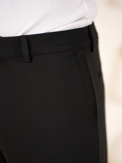 Malai Pants Black Soft-touch Slim Fit Power-Stretch Pants