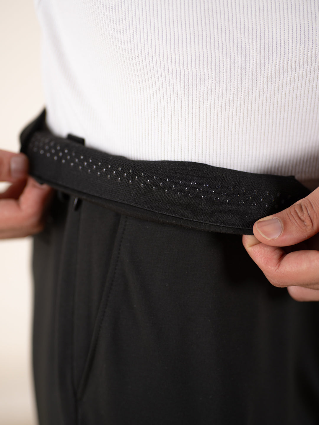 Malai Pants Black Soft-touch Slim Fit Power-Stretch Pants