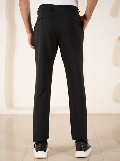 Malai Pants Black Soft-touch Slim Fit Power-Stretch Pants