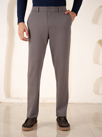 Malai Pants Dark Grey Soft-touch Slim Fit Power-Stretch Pants