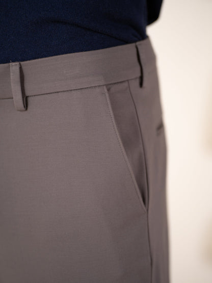 Malai Pants Dark Grey Soft-touch Slim Fit Power-Stretch Pants