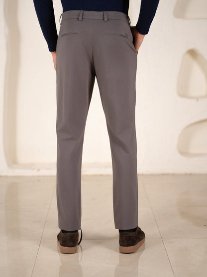 Malai Pants Dark Grey Soft-touch Slim Fit Power-Stretch Pants