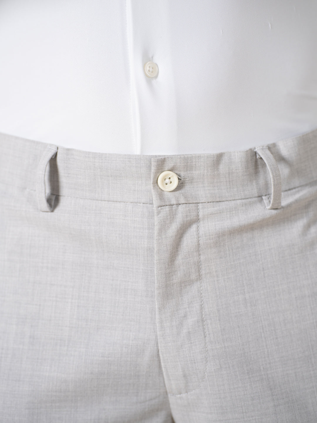 Prestige Grey Relaxed Fit Stretch Formal Pants
