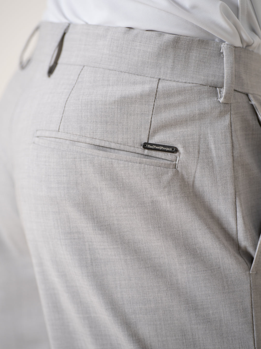 Prestige Grey Relaxed Fit Stretch Formal Pants