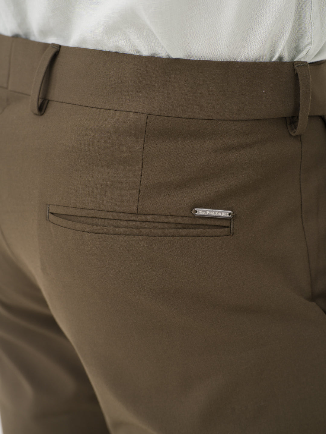 Always Olive Relaxed Fit Stretch Formal Pants