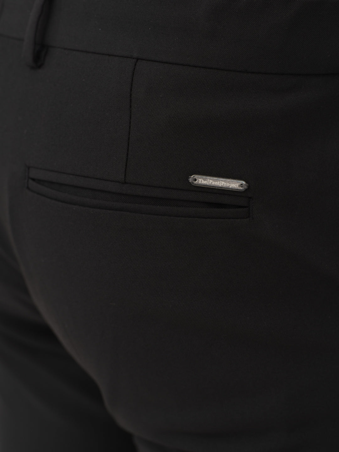 Monolith Black Luxury Twill Relaxed Fit Stretch Formal Pants