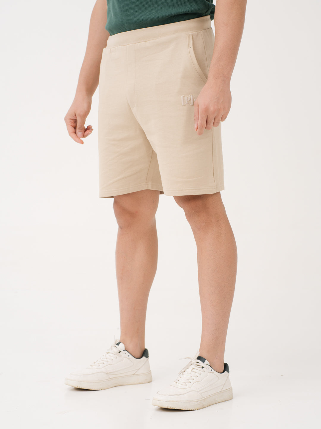 Sunbaked Beige Relaxed Fit Sweatshorts