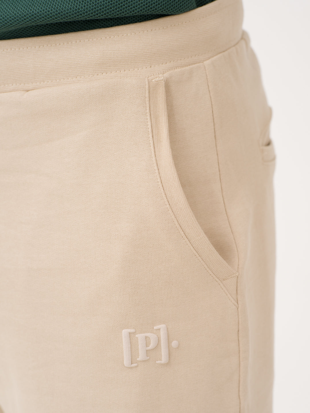 Sunbaked Beige Relaxed Fit Sweatshorts