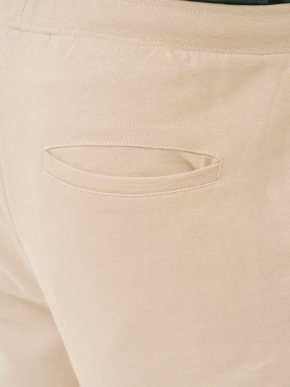 Sunbaked Beige Relaxed Fit Sweatshorts