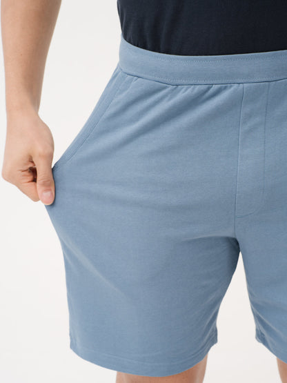 Poolside Blue Relaxed Fit Sweatshorts