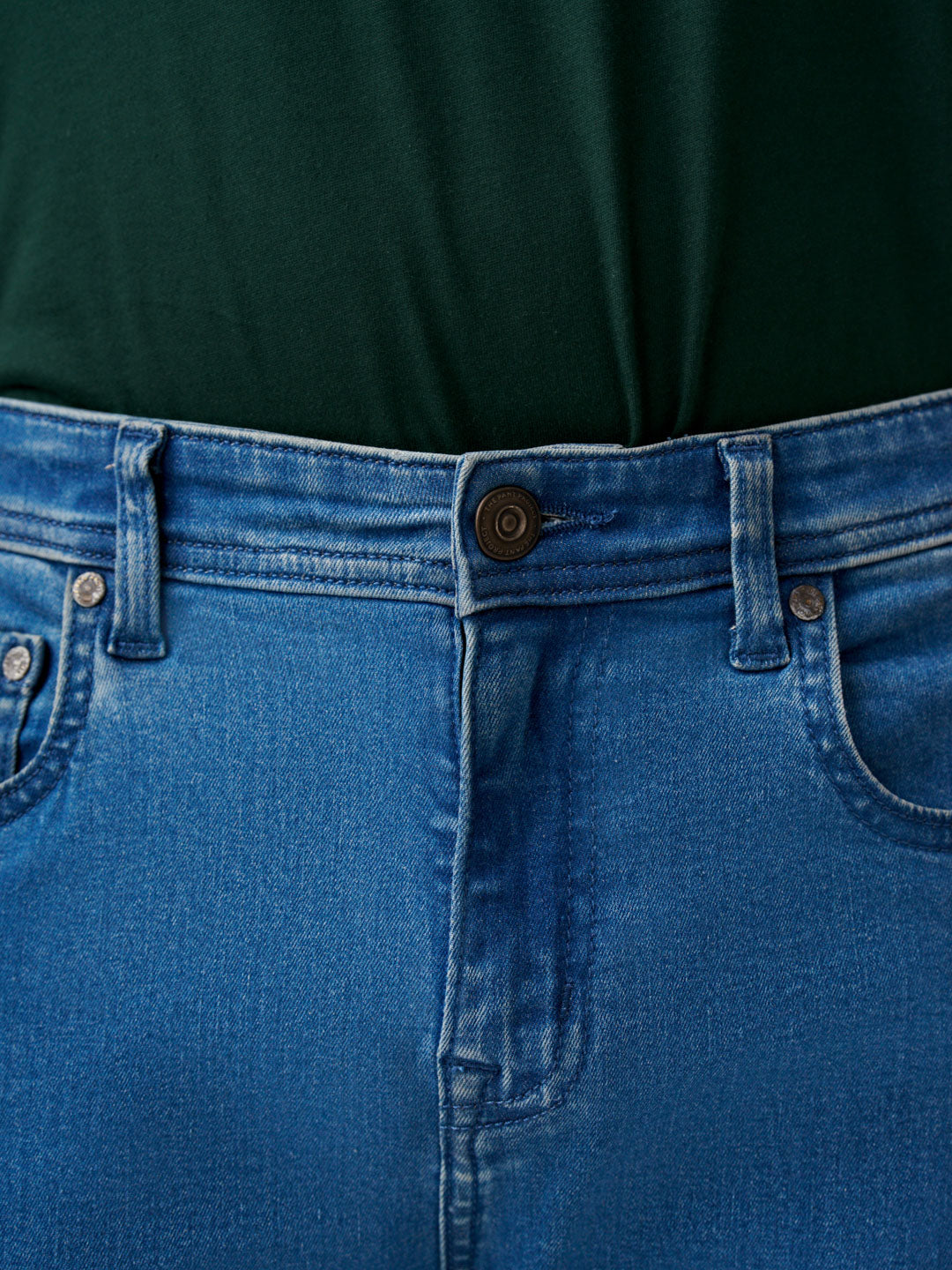 Royal Blue Power-Stretch Slim Fit Jeans