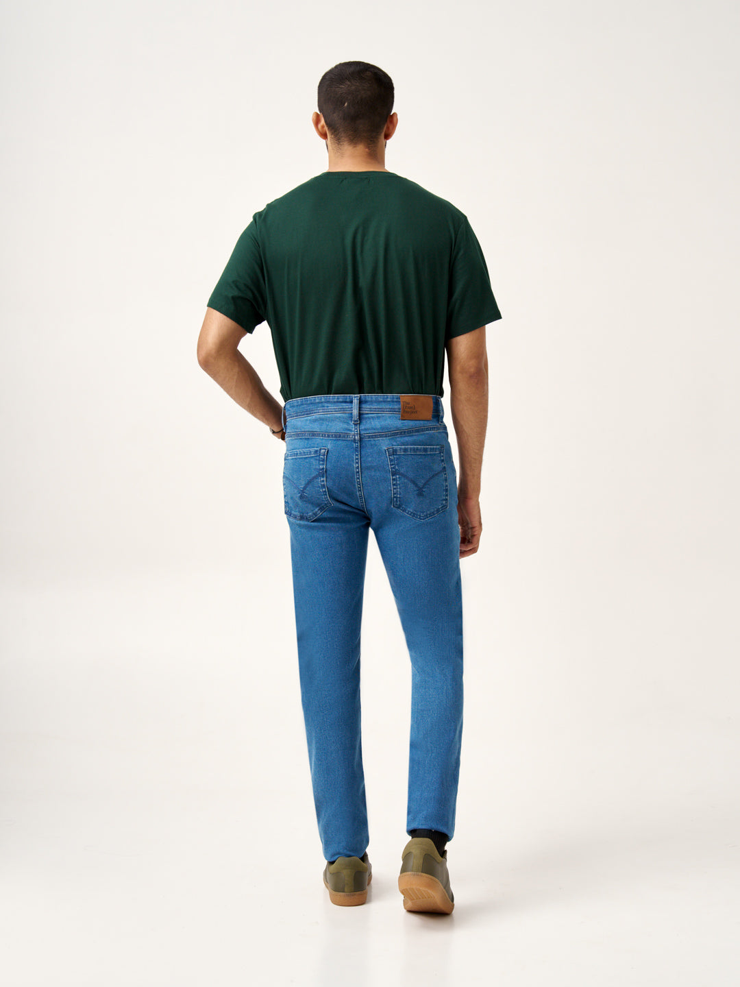 Royal Blue Power-Stretch Slim Fit Jeans