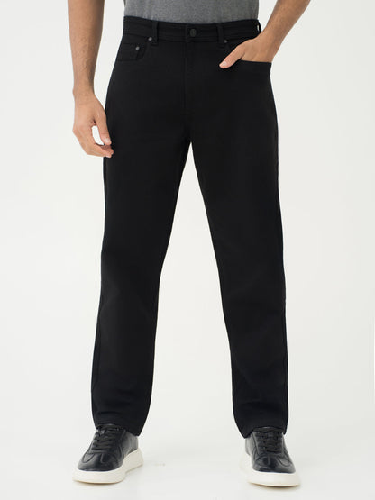 Inklock No Fade Black Relaxed Fit Jeans