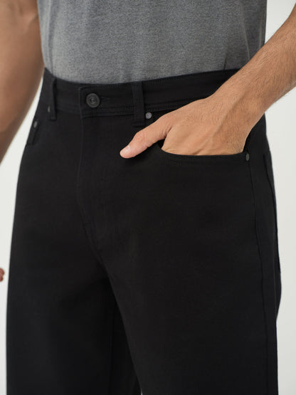 Inklock No Fade Black Relaxed Fit Jeans